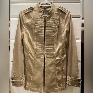 White House Black Market Military Style utility Jacket size 2